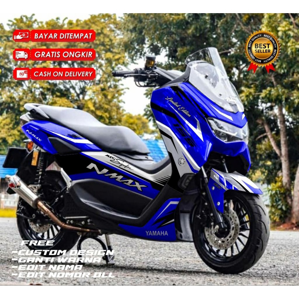 STICKER DECAL FULLBODY MOTOR NEW NMAX MOTIP GRAFIS AIRBRUSH VARIASI011