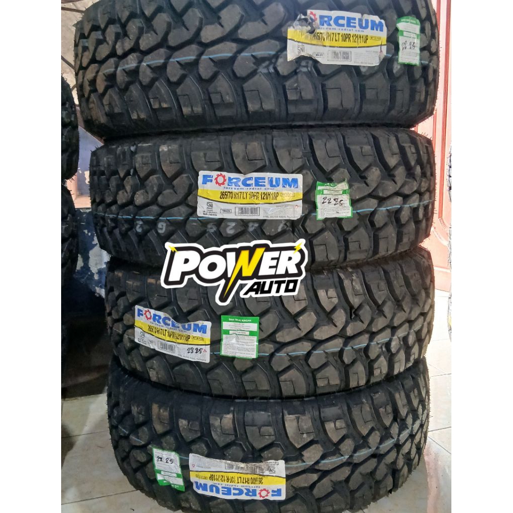 BAN TUBLES TAHUN BARU RAGI KASAR 265 70 R17 FORCEUM MT 08