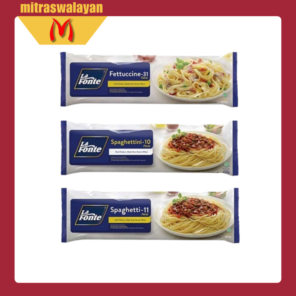 

LA FONTE Spaghetti 11 450gr & Fettuccine 30 225gr
