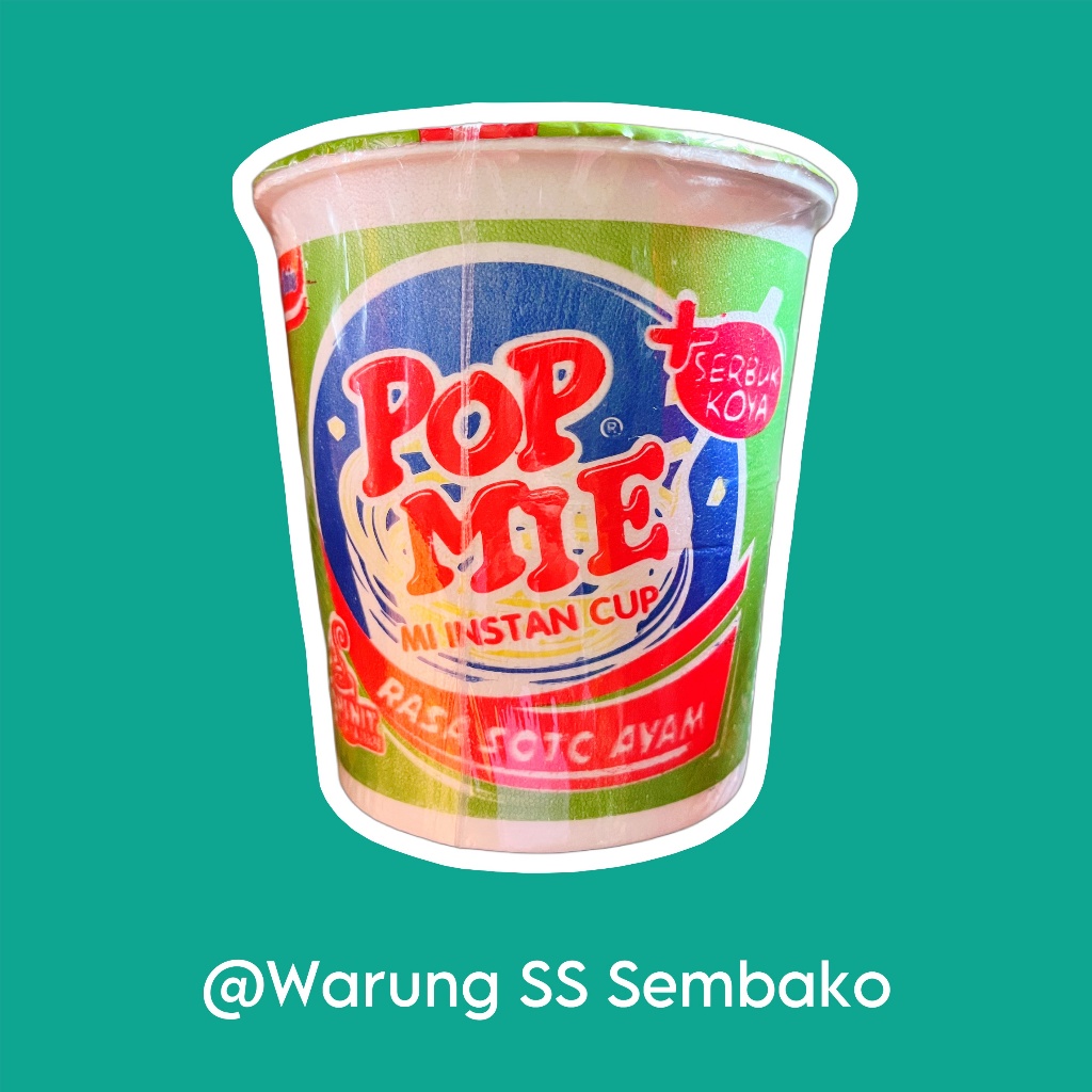 

Pop Mie Mi Instan Cup Rasa Soto Ayam ukuran besar 1 pcs
