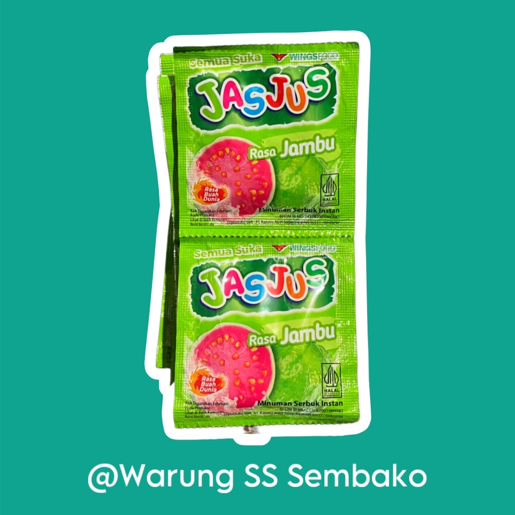 

Jasjus Minuman Serbuk Jambu 1 renceng isi 10 pcs