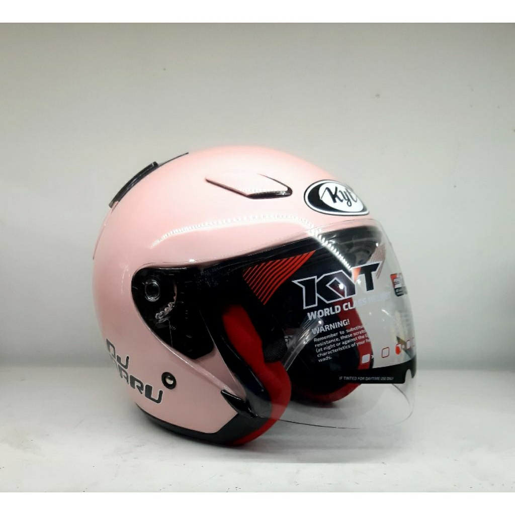 Helm KYT Dj Maru Peach Pink