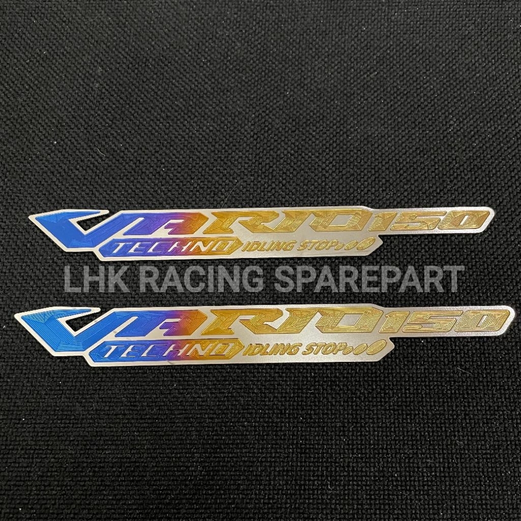 Emblem eblem stiker logo  tulisan VARIO 150 IDLING ori