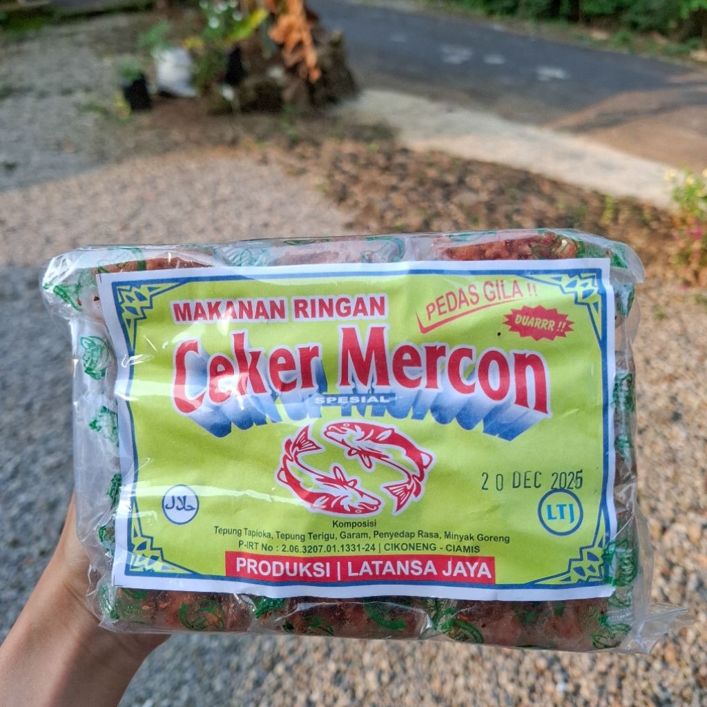 

Seblak Ceker Mercon Pedas 1 Pack Kemasan 500 an Isi 20 Pcs