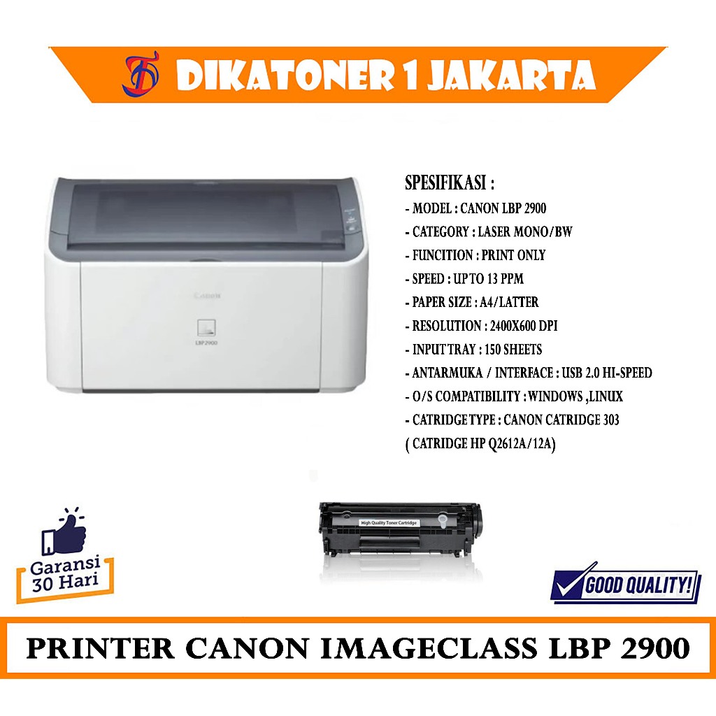 Printer Laser Canon LBP 2900