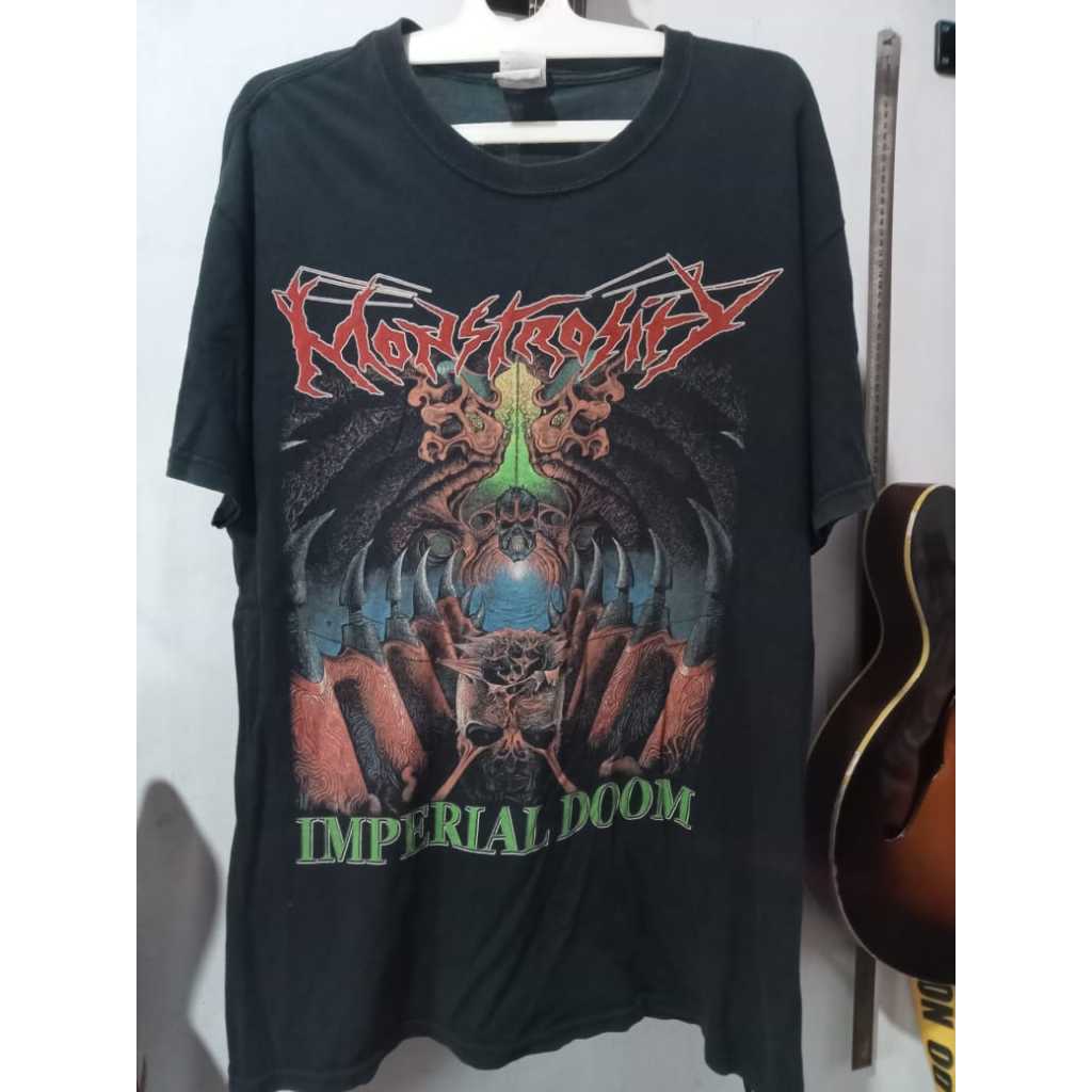 Kaos tshirt baju musik metal Monstrosity Imperial Doom original
