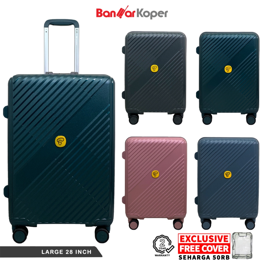 President SPP70 Koper 28 Inch Hardcase Polypropylene Anti Pecah Nonzipper TSA