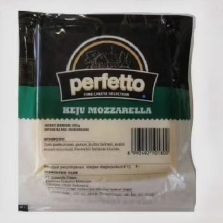 

Keju Mozarella Perfetto 250 gr