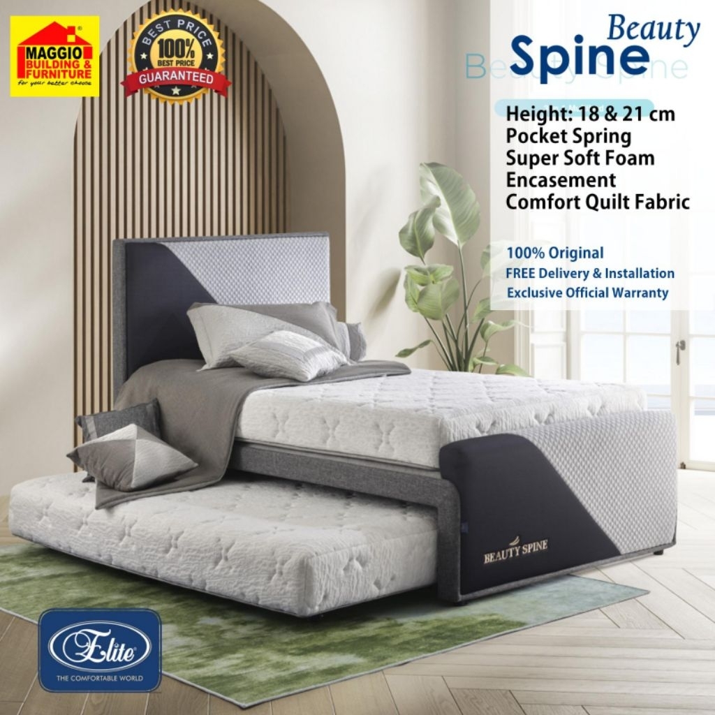 KASUR SPRINGBED ANAK - KASUR ANAK SORONG - BEAUTY SPINE ALL SIZE - ELITE