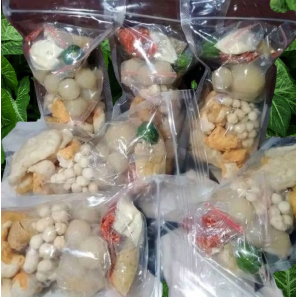 

Paket lengkap ,bakso Aci gurih nagih