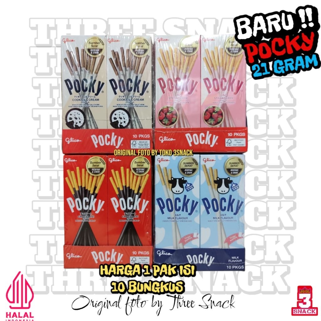 

1 PAK STICK GLICO POCKY ISI 10'S