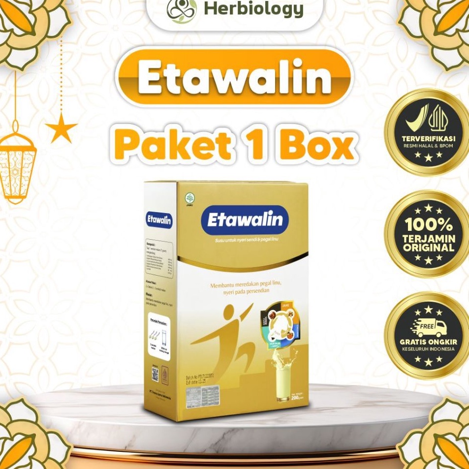 

Etawalin Susu Kambing Etawa Solusi Asam Urat dan Nyeri Sendi Official 1 Box