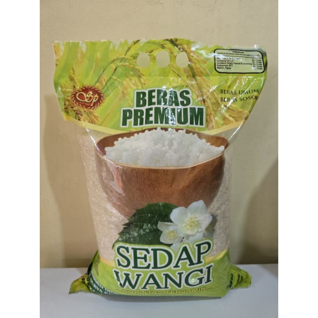 

BERAS PREMIUM SEDAP WANGI 5 KG