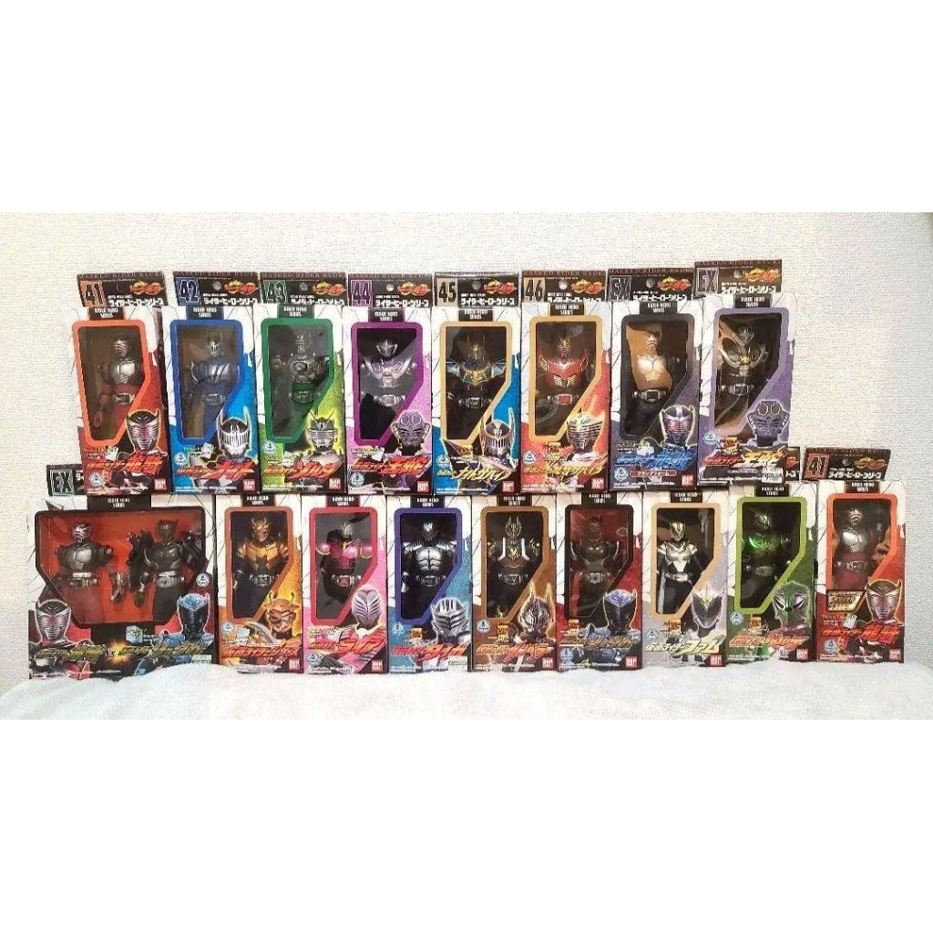 Kamen Rider Masked Rider Ryuki Rider Hero Series RHS Bandai Sofubi Sofvi Soft Vinyl 16-18 cm Knight 