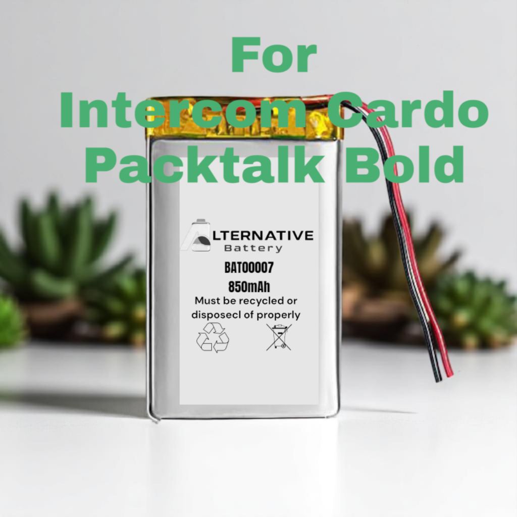 Batre BAT00007 For Intercom Cardo Packtalk Bold Batrai inter com Pack Talk BAT 00007 Baterai 850mAh 
