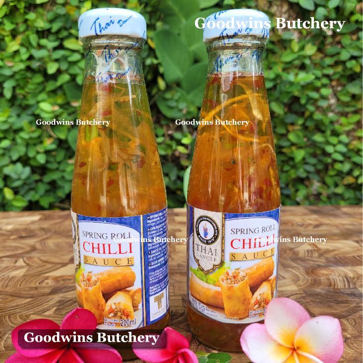 

Thai Dancer SPRING ROLL sweet sour sauce Thailand saus sambal lumpia asam manis springroll 200ml
