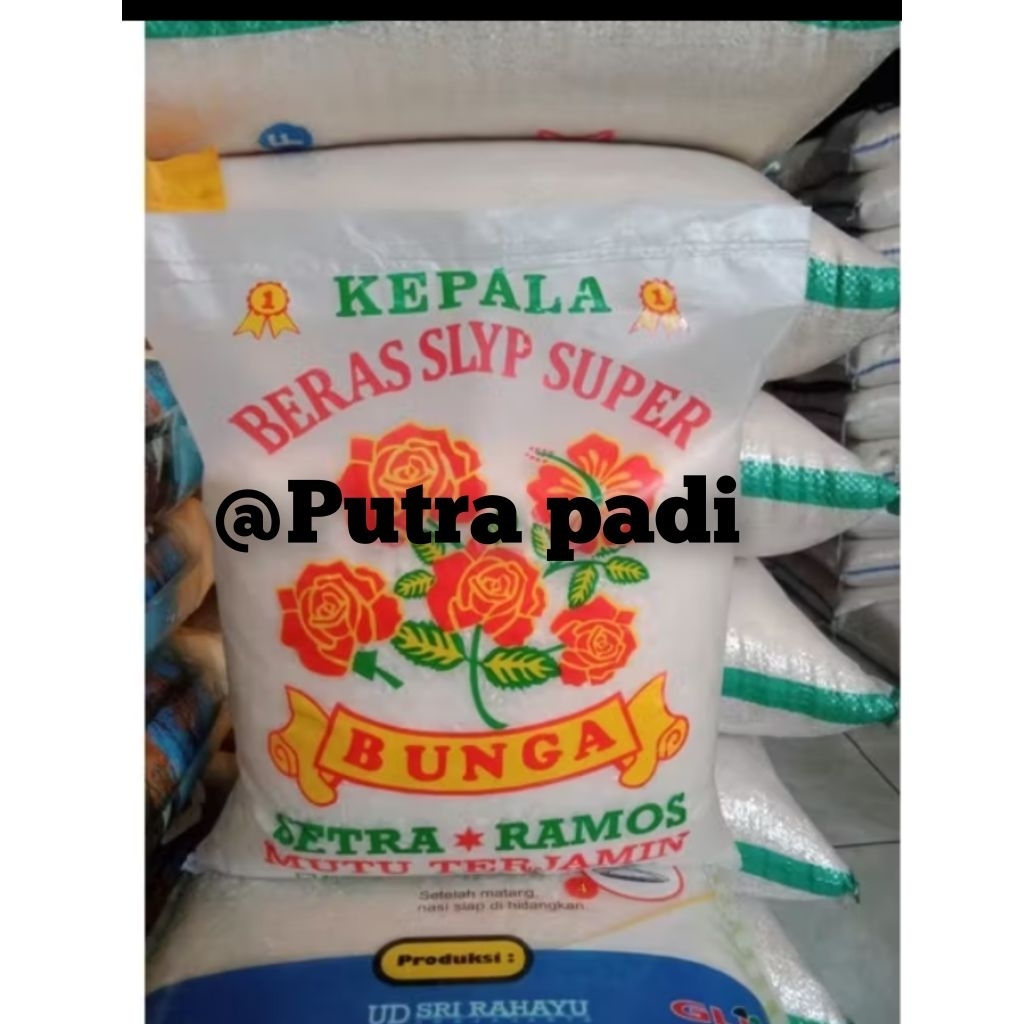 

BERAS pulen enak cap Bunga 3kg!!!