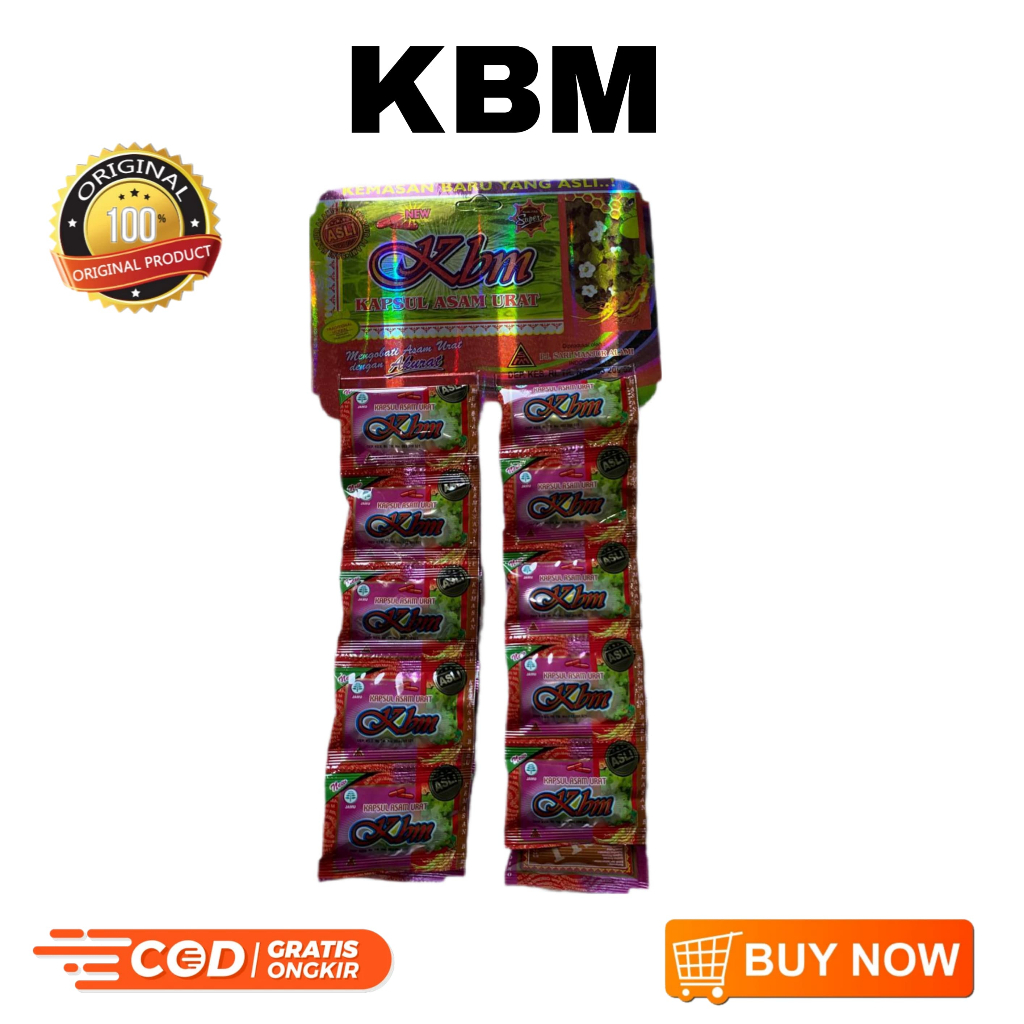 KBM Kapsul Asam Urat & Pegal Linu - Original 100%