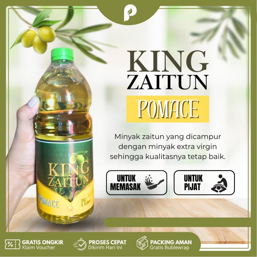

KING Pomace Minyak Zaitun Olive Oil Untuk Masak Asli Spanyol