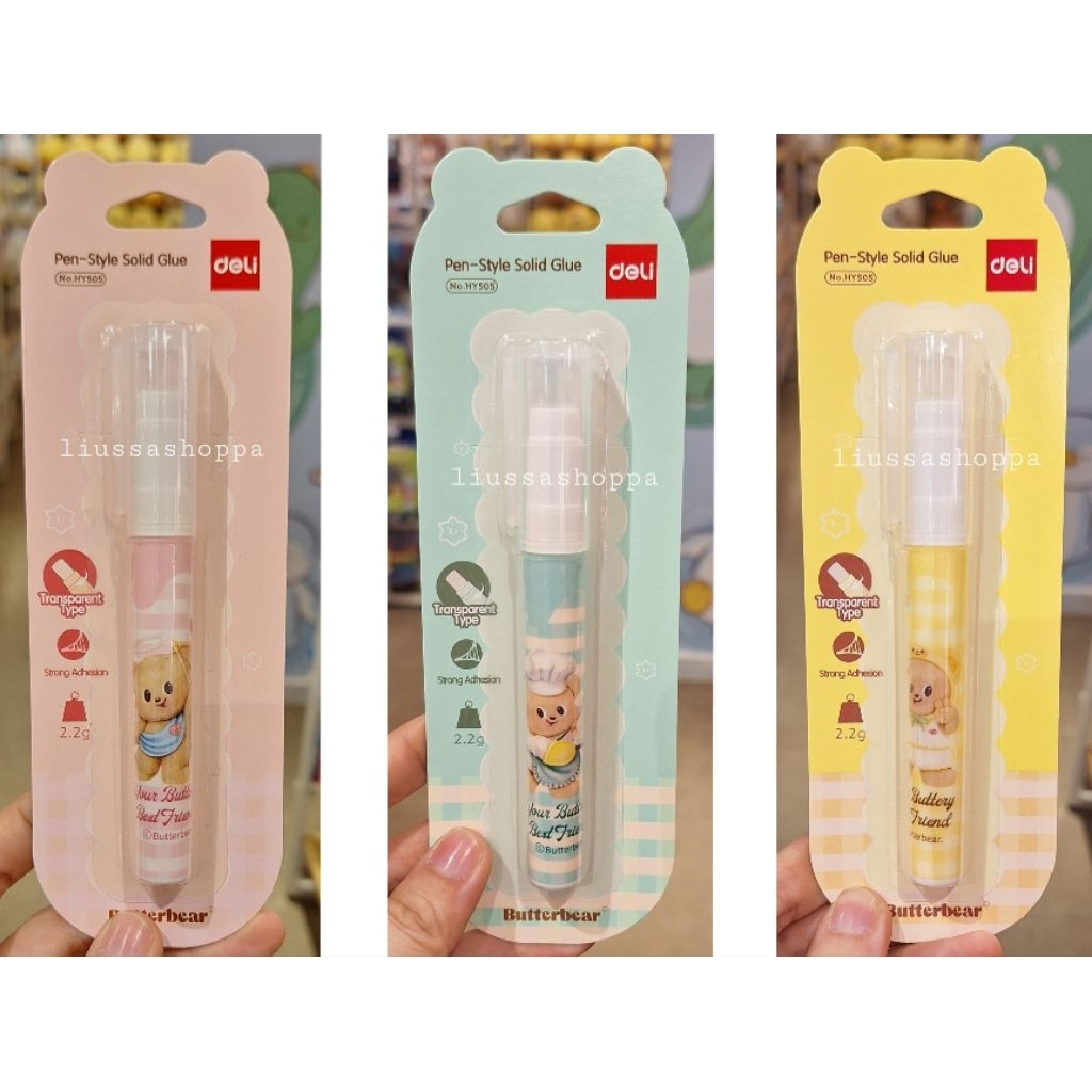 

Lem Miniso - Butterbear Collection Pen-Shaped Glue Stick