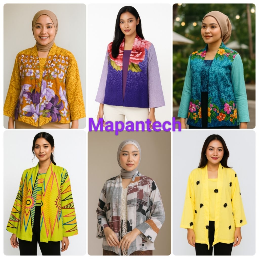 Baju Nenek Atasan Kebaya Kutubaru/Atasan kebaya Ibu ibu / Kebaya Nenek Kebaya Tua  Kebaya Emak Kebay