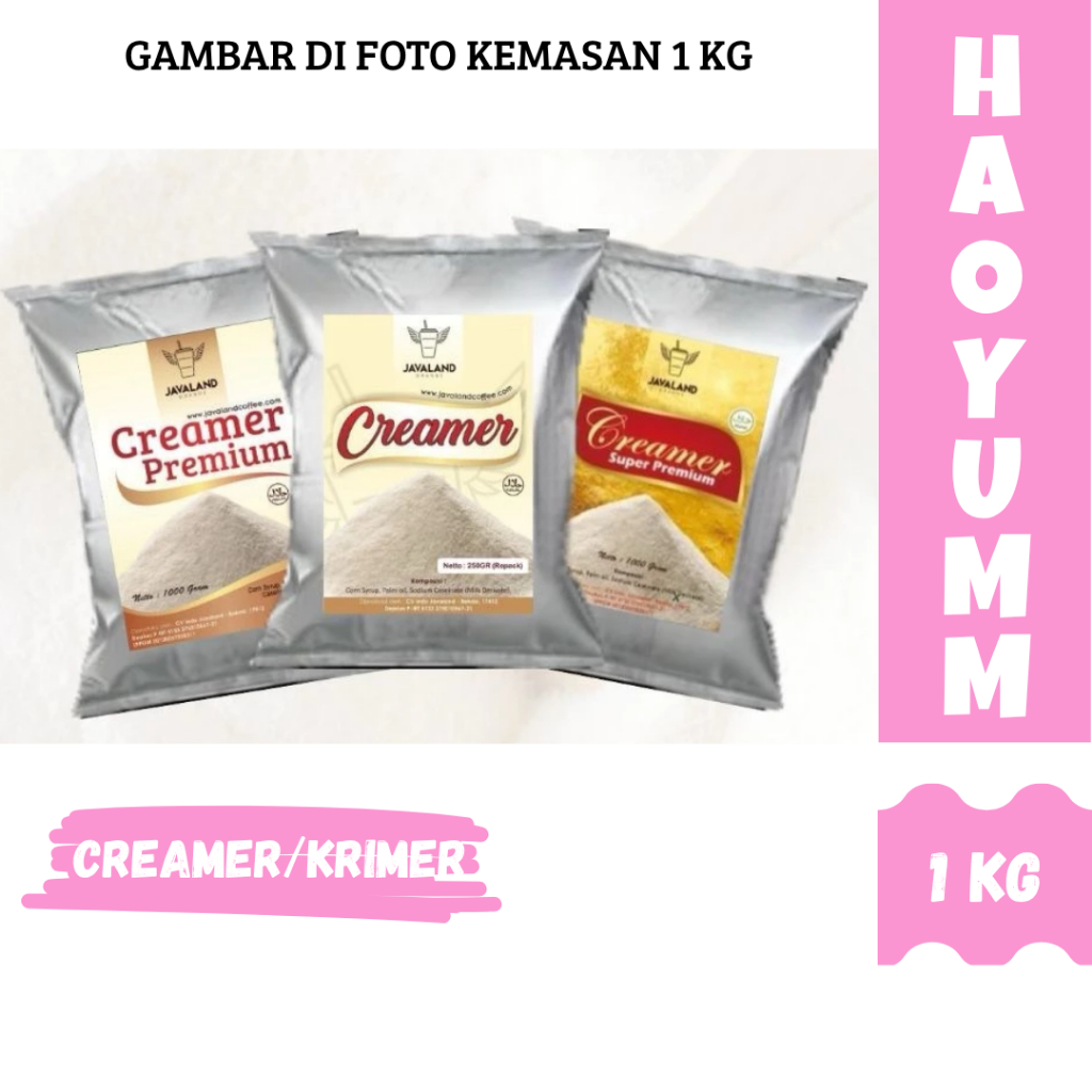 

[EXPIRED FEB 2027] 1Kg Creamer Bubuk My Creamer/ Javaland / Krimer Bubuk Pengental Minuman (HAOYUMM)