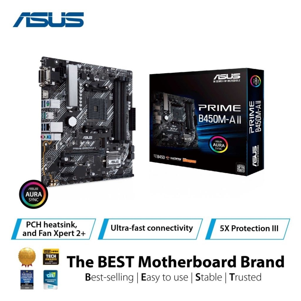 MOTHERBOARD ASUS B450 PRIME AII