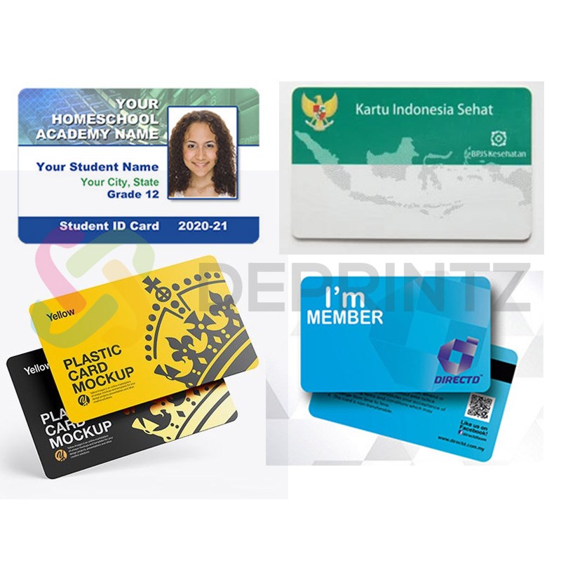 

ID Card (PVC Card) / Kartu Pelajar, Karyawan, Free desain sesuai template