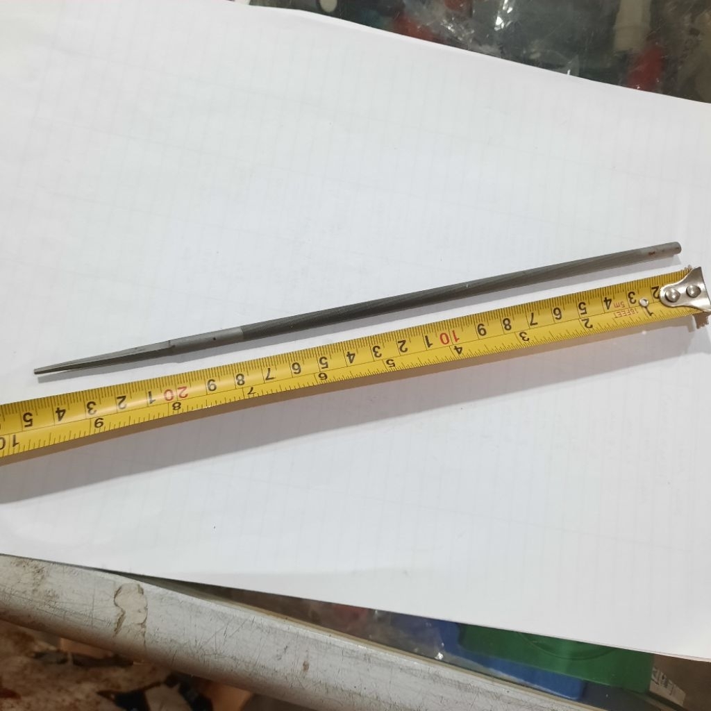 Kikir Gergaji Bulat 200 x 5,5 mm merk Fit / panjang 25 cm 8" x 7/32" / Kikir Bulat 6"