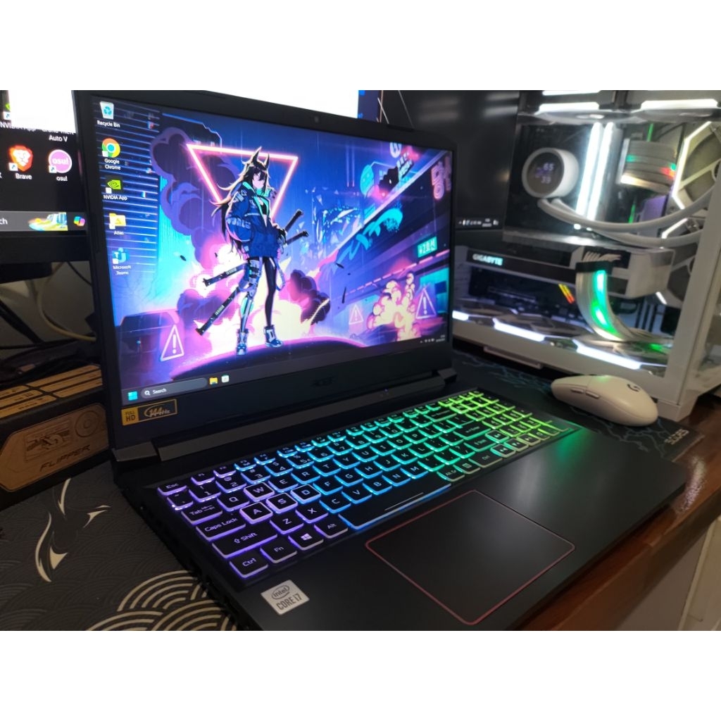 Laptop Gaming Acer Nitro 5 AN515-55 RTX 3060 Intel i7-10750H Ram 16/ 1 TB
