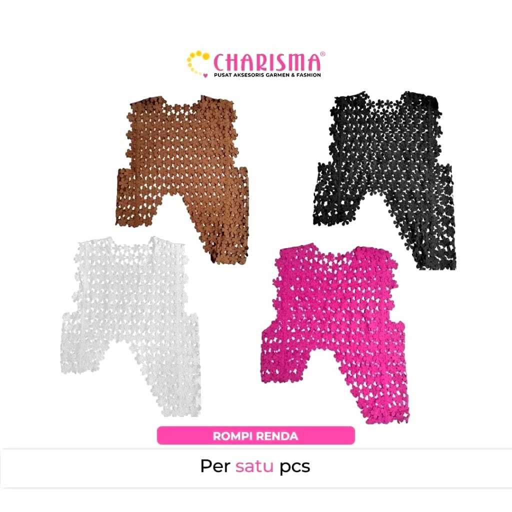 Charisma Rompi Renda - Vest Renda / Outer Rajut Wanita - Harga Per Pcs