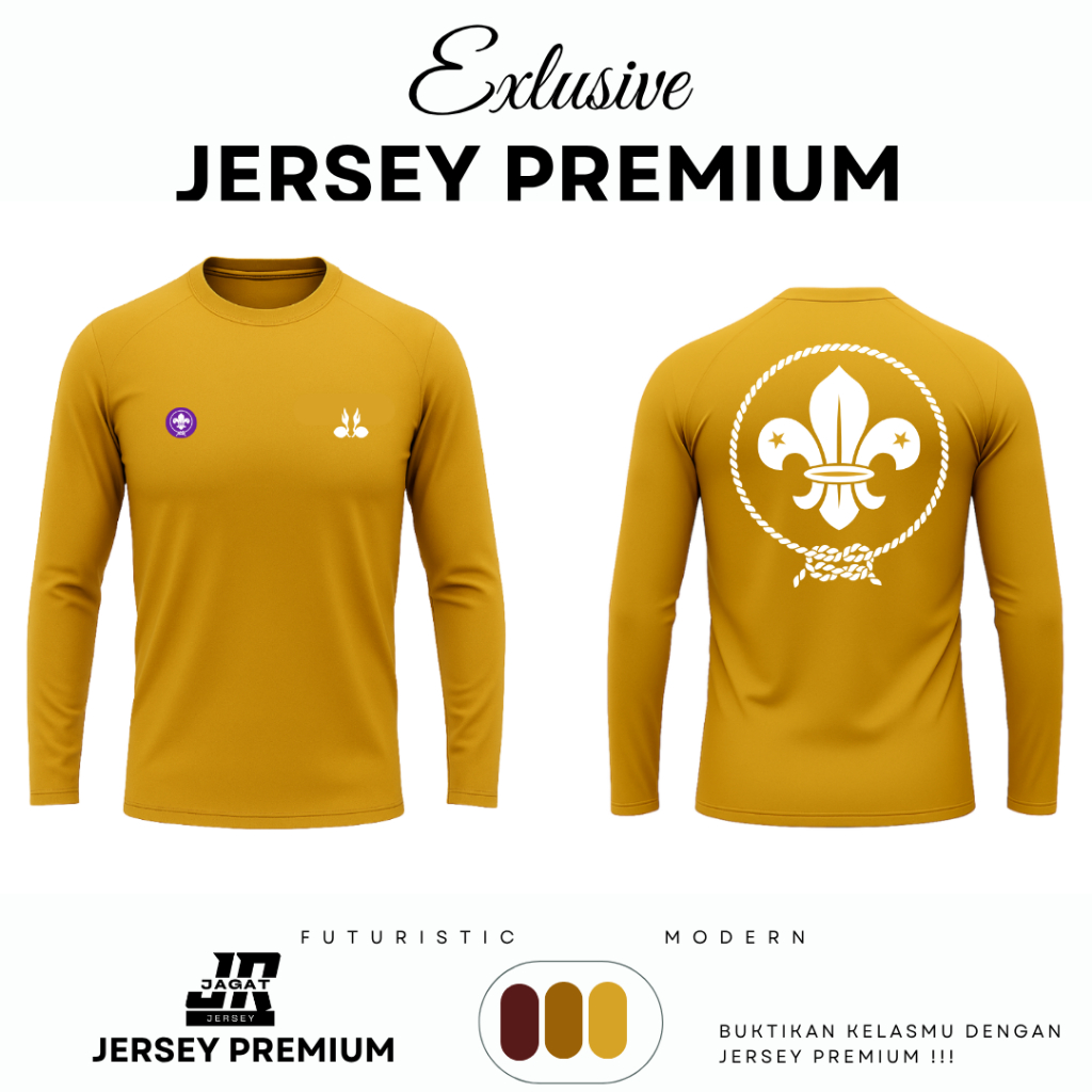 KAOS PDH / PDL PRAMUKA FREE CUSTOM FULL PRINTING KUALITAS PREMIUM