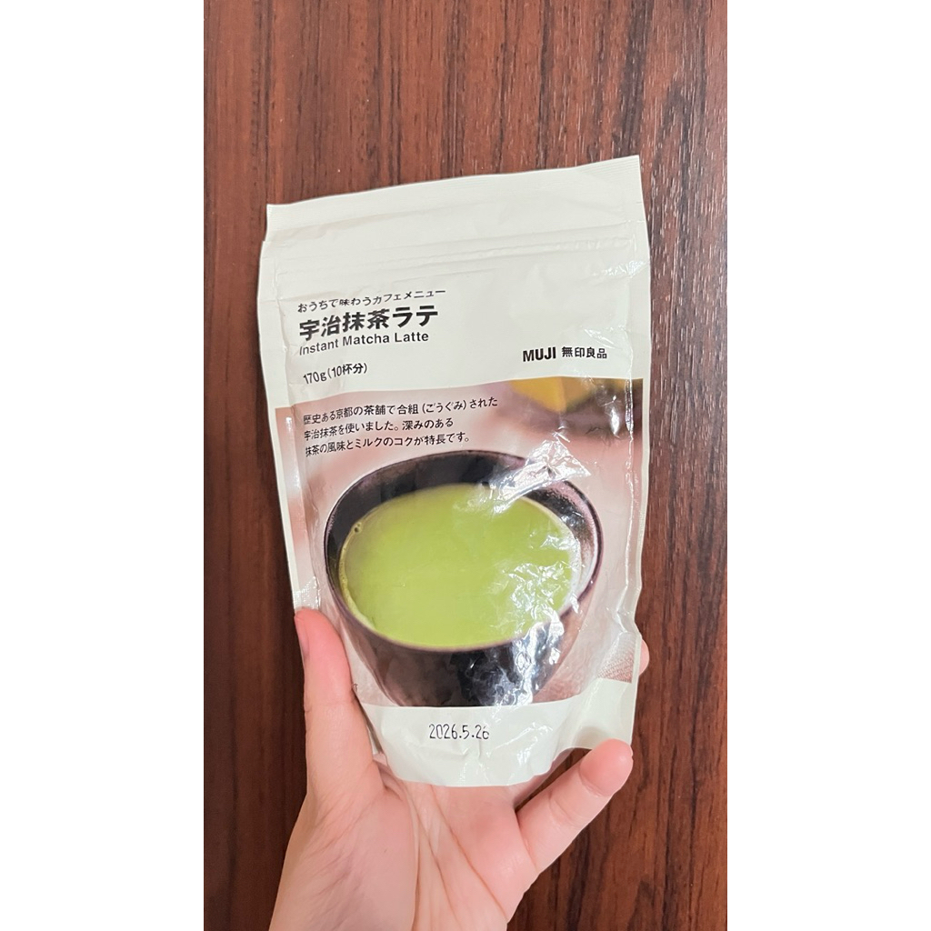 

instant matcha latte by MUJI 170gr