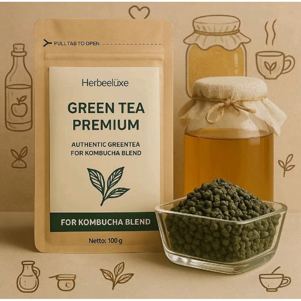 

TEH Kombucha Premium 100 Gram | Untuk Membuat Kombucha | Natural | Tanpa Perisa