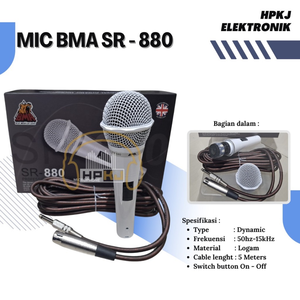 MIC MICROPHONE BMA SR 880 mic bma sr880