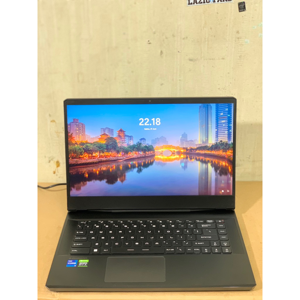 LAPTOP GAMING MSI GP66 CORE I7-11800H 16GB RAM SSD 512GB VGA RTX3060 6GB