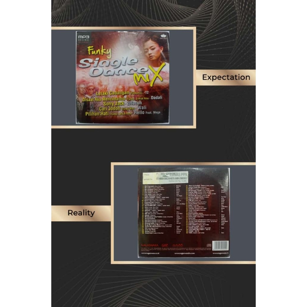 CD audio MP3 fungky singel dance mix