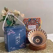 Sakura Mangkok souvenir plus Box / Souvenir Mangkok Jepang