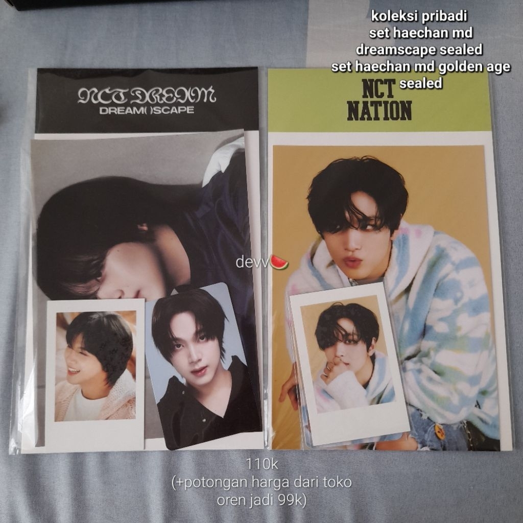 [BACA DESKRIPSI] MD PHOTOSET PC POLA HAECHAN SEALED DREAMSCAPE GOLDEN AGE