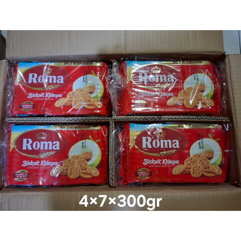 

Roma Biskuit Kelapa 300gr/Snack/Camilan/Biscuit/Makanan Ringan/Biskuit Termurah