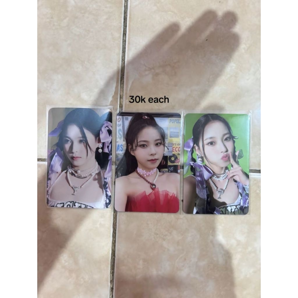 photocard pc nmixx jiwoo kyujin lily