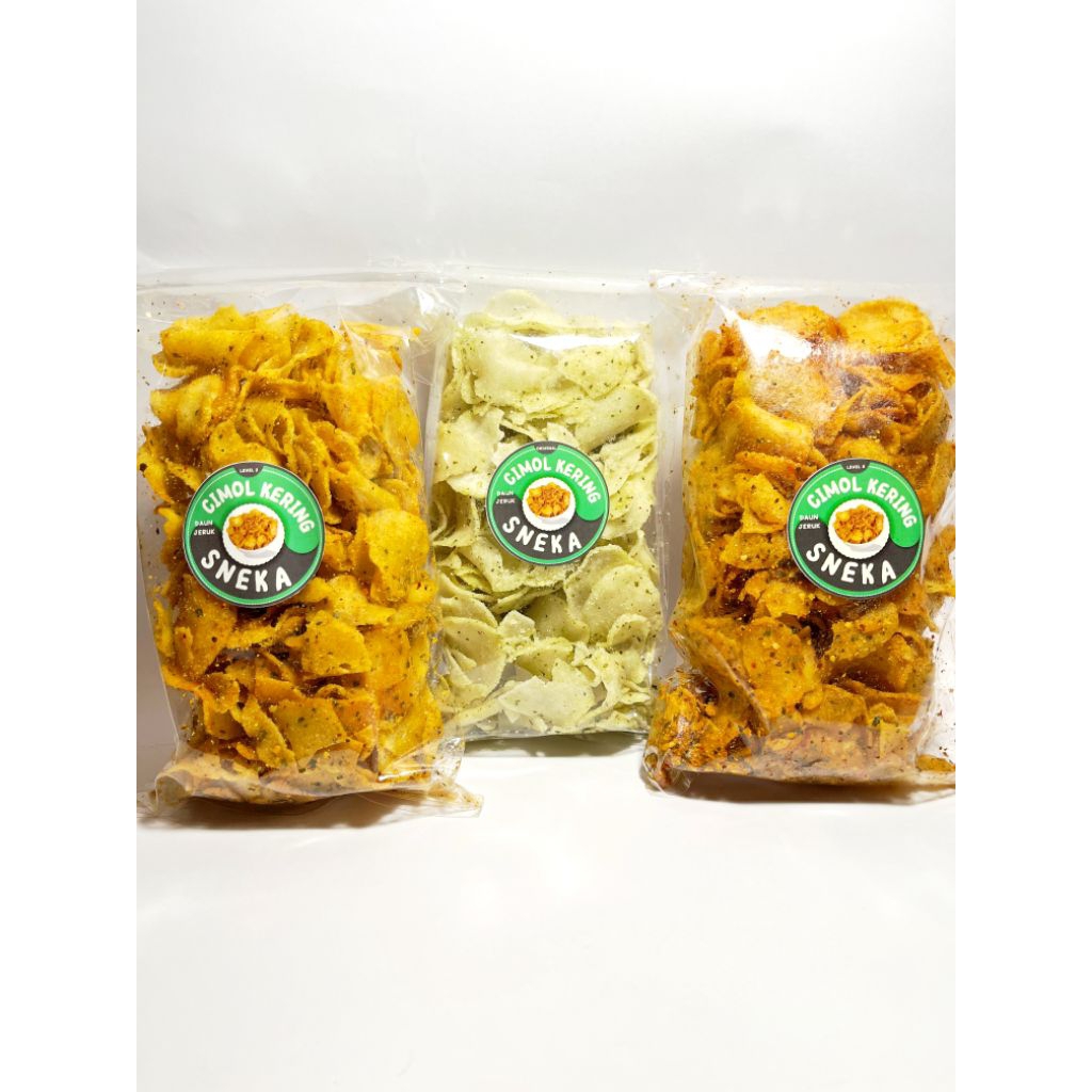 

Cimol Kering Rasa Daun Jeruk Pedas Level 2 Isi 250 Gram Sneka Snack Murah Nikmat