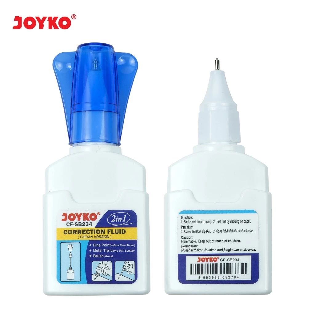 

Correction Fluid Cairan Koreksi Penghapus Cair Joyko CF - SB234 (2 in 1)