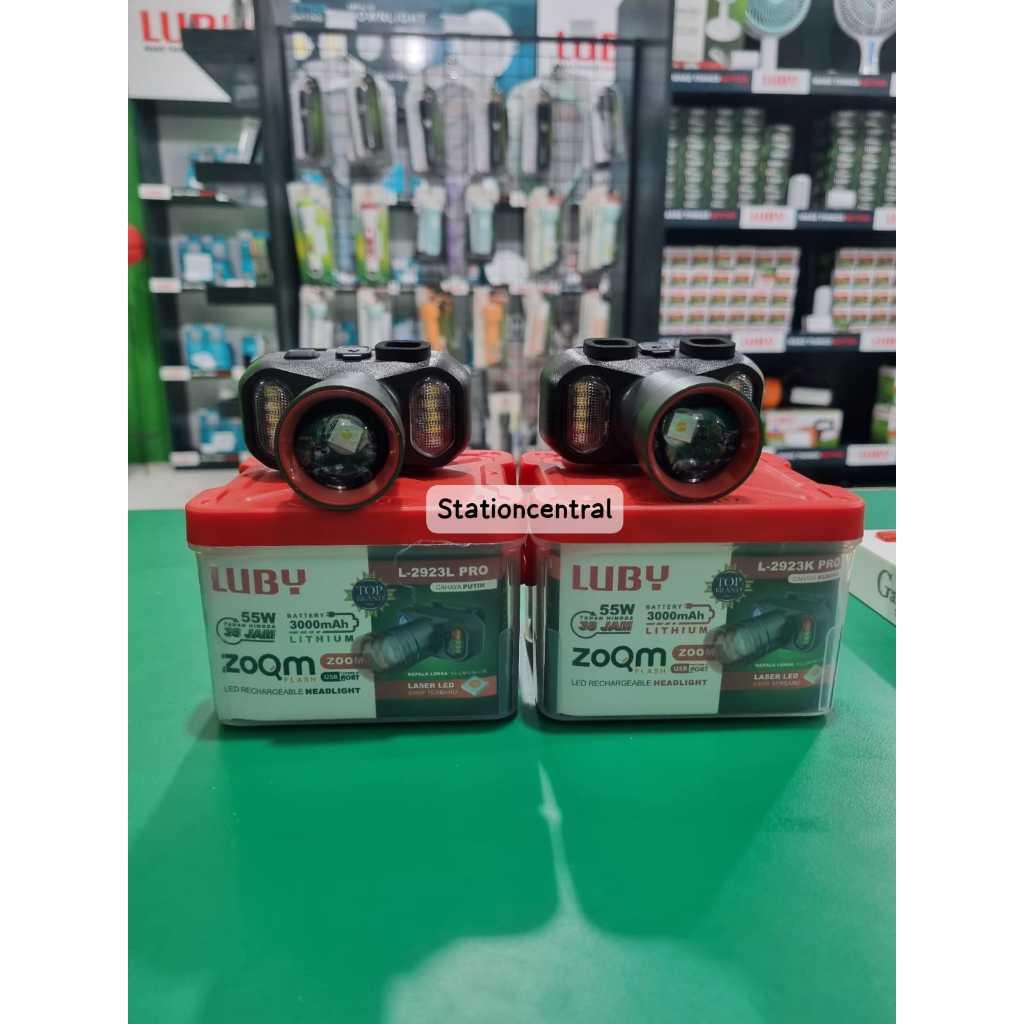 Senter Kepala Luby L-2923 pro 55W Senter Zoom L2923 pro