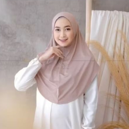 F (F16) HIJAB BERGO NON PET / HIJAB INSTAN NON PET/HIJAB JERSEY NON PET