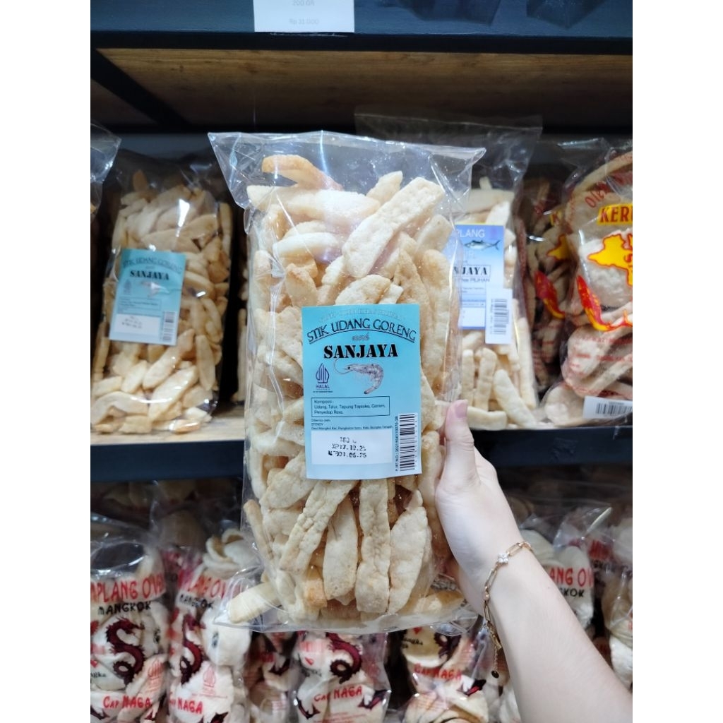 

Stik ikan udang Khas Bangka cap Sanjaya