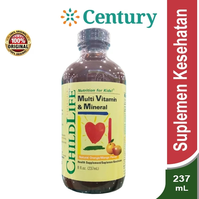 CHILDLIFE MULTIVITAMIN DAN MINERAL ISI 237 ML / DAYA TAHAN TUBUH / SUPLEMENT KESEHATAN