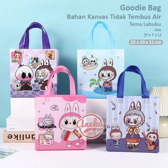 

Tas Souvenir Ulang Tahun Labubu / Goodie Bag Tas Ultah Anak Tema Labubu Tas Hampers Karakter Labubu