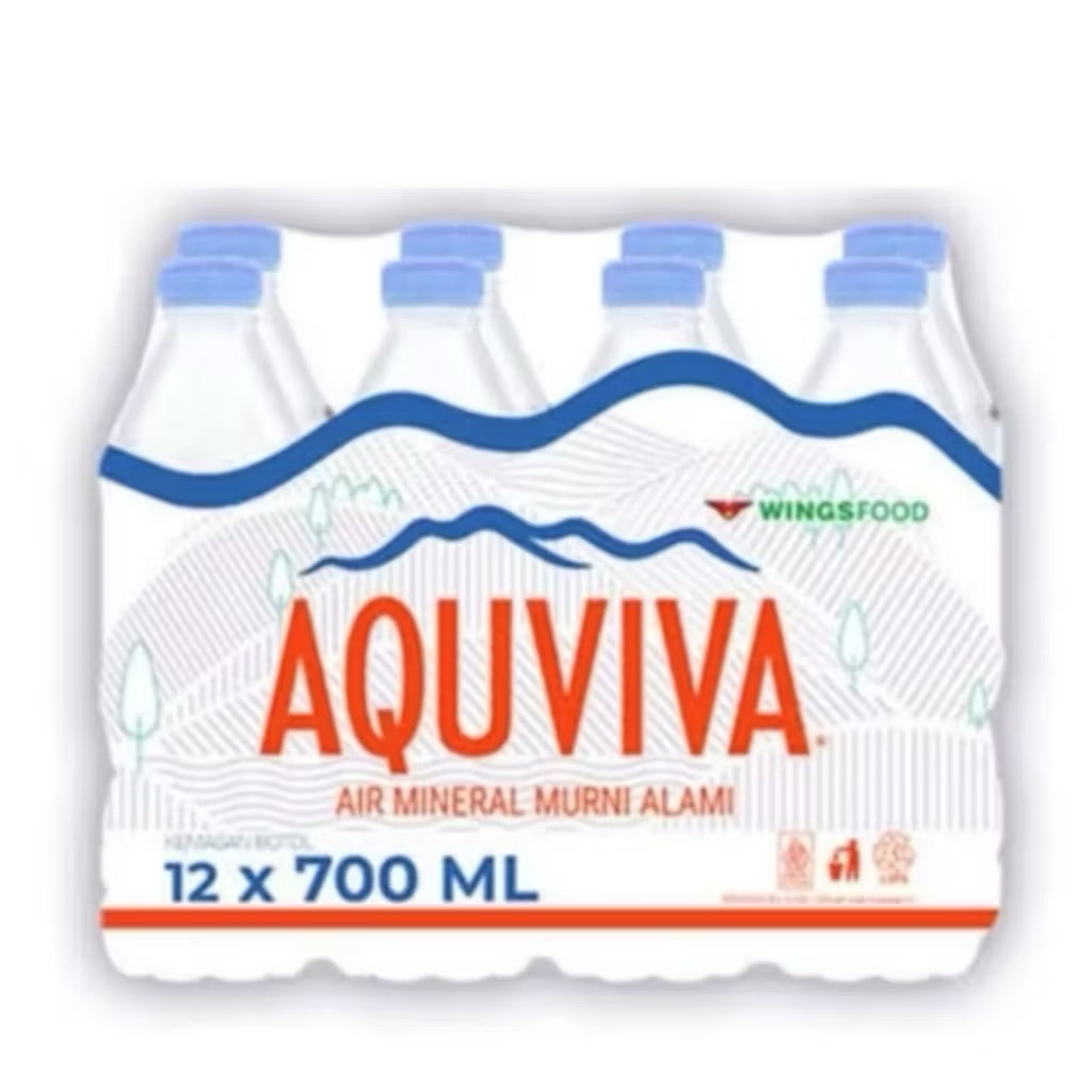 

Air Mineral AQUVIVA 700 ml (1 pack = 12 botol)