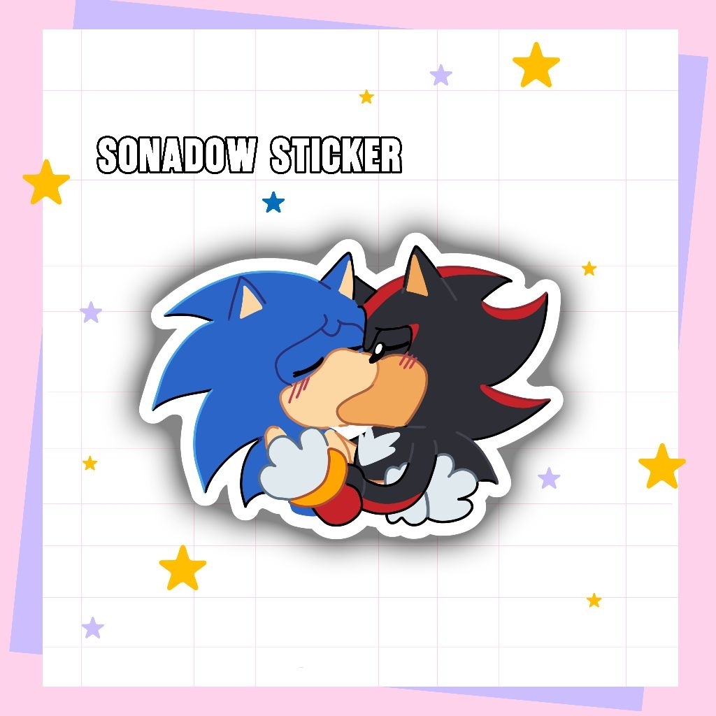 

[READY STOK] SONADOW Sticker Sonic Fan-Merch by Lei.